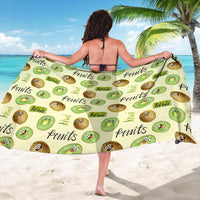 Kiwi Cute Humorous Sarong New Zealand Fruit