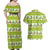 New Zealand Kiwi Fruit Witty Kiwi Bird Couples Matching Off Shoulder Maxi Dress and Hawaiian Shirt