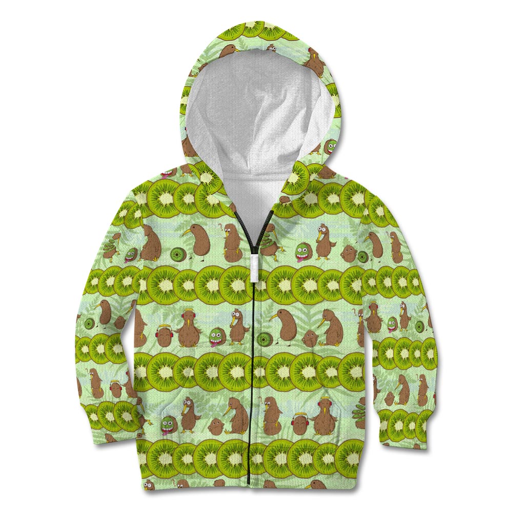 New Zealand Kiwi Fruit Witty Kiwi Bird Kid Hoodie