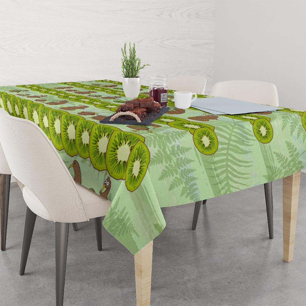 New Zealand Kiwi Fruit Witty Kiwi Bird Tablecloth