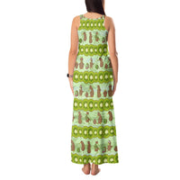 New Zealand Kiwi Fruit Witty Kiwi Bird Tank Maxi Dress