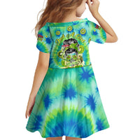 Just a Girl Who Loves Kiwis Family Matching Long Sleeve Bodycon Dress and Hawaiian Shirt New Zealand Tie Dye DT02 - Polynesian Pride
