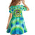 Just a Girl Who Loves Kiwis Family Matching Mermaid Dress and Hawaiian Shirt New Zealand Tie Dye