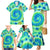 Just a Girl Who Loves Kiwis Family Matching Mermaid Dress and Hawaiian Shirt New Zealand Tie Dye
