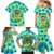 Just a Girl Who Loves Kiwis Family Matching Mermaid Dress and Hawaiian Shirt New Zealand Tie Dye