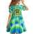 Just a Girl Who Loves Kiwis Family Matching Puletasi and Hawaiian Shirt New Zealand Tie Dye