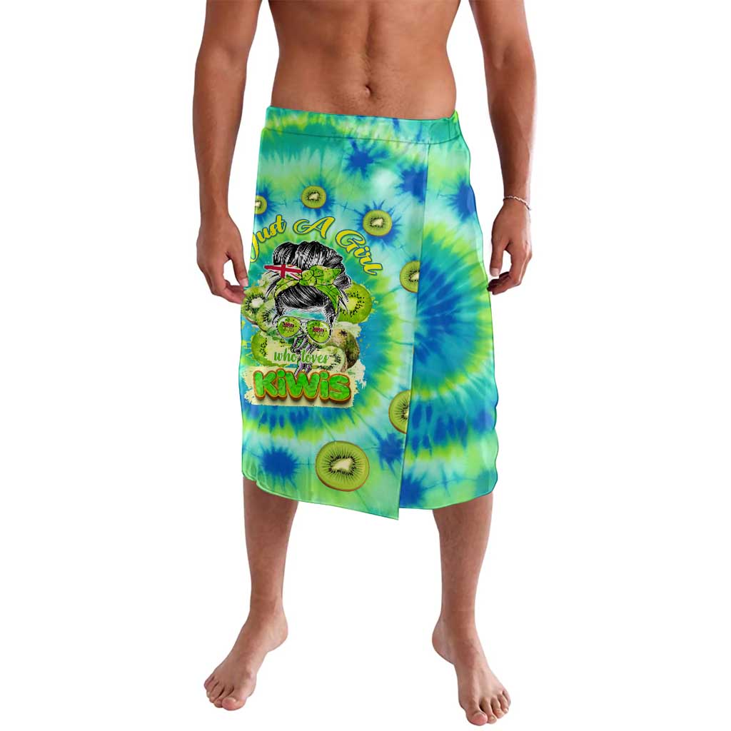 Just a Girl Who Loves Kiwis Lavalava New Zealand Tie Dye