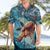 Hand In Hand Father's Day Polynesian Hawaiian Shirt Tribal Flower Pattern