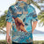 Hand In Hand Father's Day Polynesian Hawaiian Shirt Tribal Flower Pattern