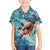 Hand In Hand Father's Day Polynesian Hawaiian Shirt Tribal Flower Pattern