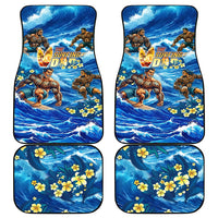 Hawaii Father's Day Car Mats The Surfing Dad Polynesian Tattoo