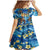 Hawaii Father's Day Family Matching Mermaid Dress and Hawaiian Shirt The Surfing Dad Polynesian Tattoo