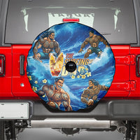 Hawaii Father's Day Spare Tire Cover The Surfing Dad Polynesian Tattoo
