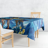 Hawaii Father's Day Tablecloth The Surfing Dad Polynesian Tattoo DT02 - Polynesian Pride