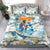 Hawaii Father's Day It's Surfing Time Bedding Set Aloha Lā Makuakane