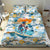 Hawaii Father's Day It's Surfing Time Bedding Set Aloha Lā Makuakane