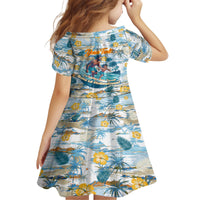 Hawaii Father's Day It's Surfing Time Family Matching Puletasi and Hawaiian Shirt Aloha Lā Makuakane