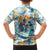Hawaii Father's Day It's Surfing Time Family Matching Tank Maxi Dress and Hawaiian Shirt Aloha Lā Makuakane