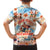Hawaii Father's Day Family Matching Off Shoulder Short Dress and Hawaiian Shirt Hula With Dad
