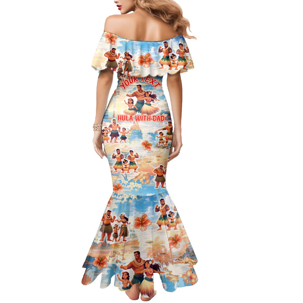 Hawaii Father's Day Mermaid Dress Hula With Dad DT02 - Polynesian Pride