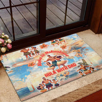 Hawaii Father's Day Rubber Doormat Hula With Dad DT02 - Polynesian Pride