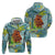 Palau Father's Day Polynesia Hoodie Dad and Son