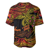 Papua New Guinea 50th Independence Day Baseball Jersey Culture Spirit and Sovereignty