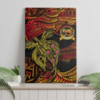 Papua New Guinea 50th Independence Day Canvas Wall Art Culture Spirit and Sovereignty