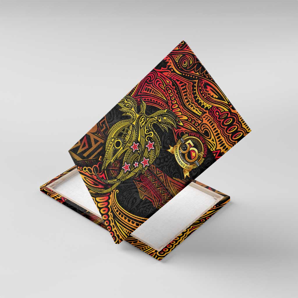 Papua New Guinea 50th Independence Day Canvas Wall Art Culture Spirit and Sovereignty