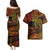 Papua New Guinea 50th Independence Day Couples Matching Puletasi and Hawaiian Shirt Culture Spirit and Sovereignty