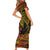 Papua New Guinea 50th Independence Day Family Matching Short Sleeve Bodycon Dress and Hawaiian Shirt Culture Spirit and Sovereignty