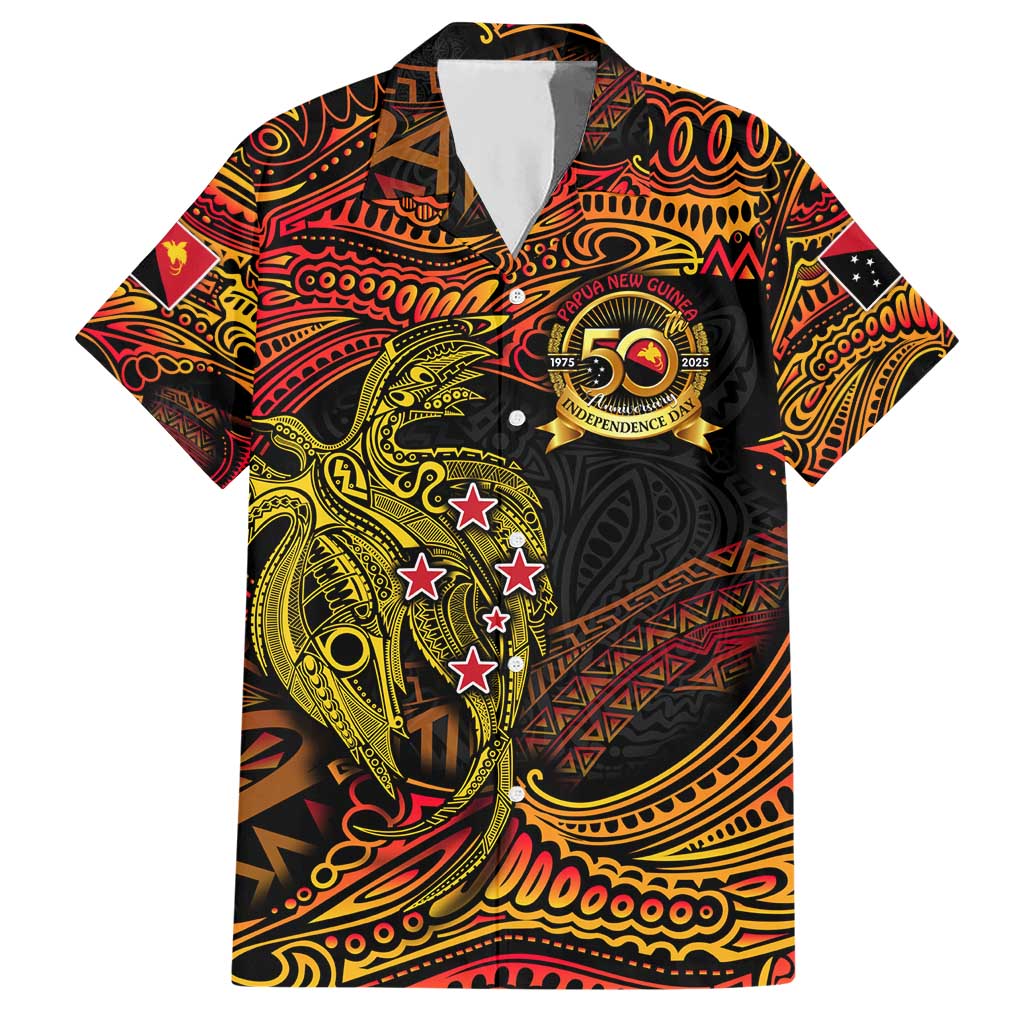 Papua New Guinea 50th Independence Day Hawaiian Shirt Culture Spirit and Sovereignty