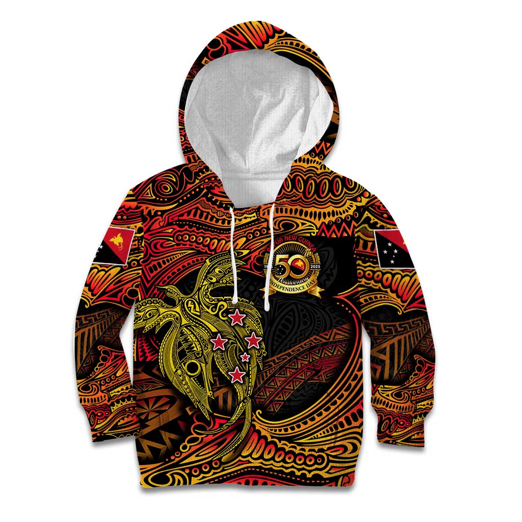 Papua New Guinea 50th Independence Day Kid Hoodie Culture Spirit and Sovereignty