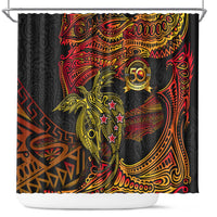 Papua New Guinea 50th Independence Day Shower Curtain Culture Spirit and Sovereignty