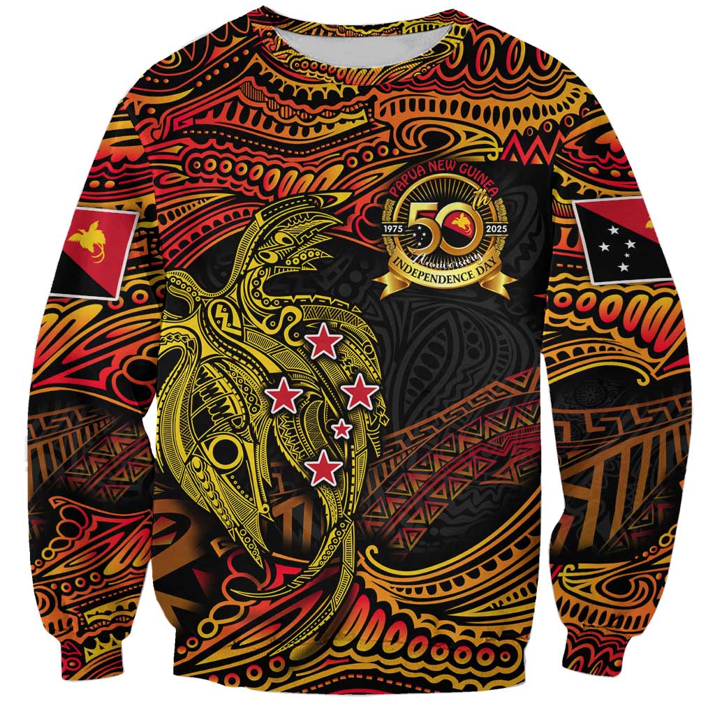 Papua New Guinea 50th Independence Day Sweatshirt Culture Spirit and Sovereignty