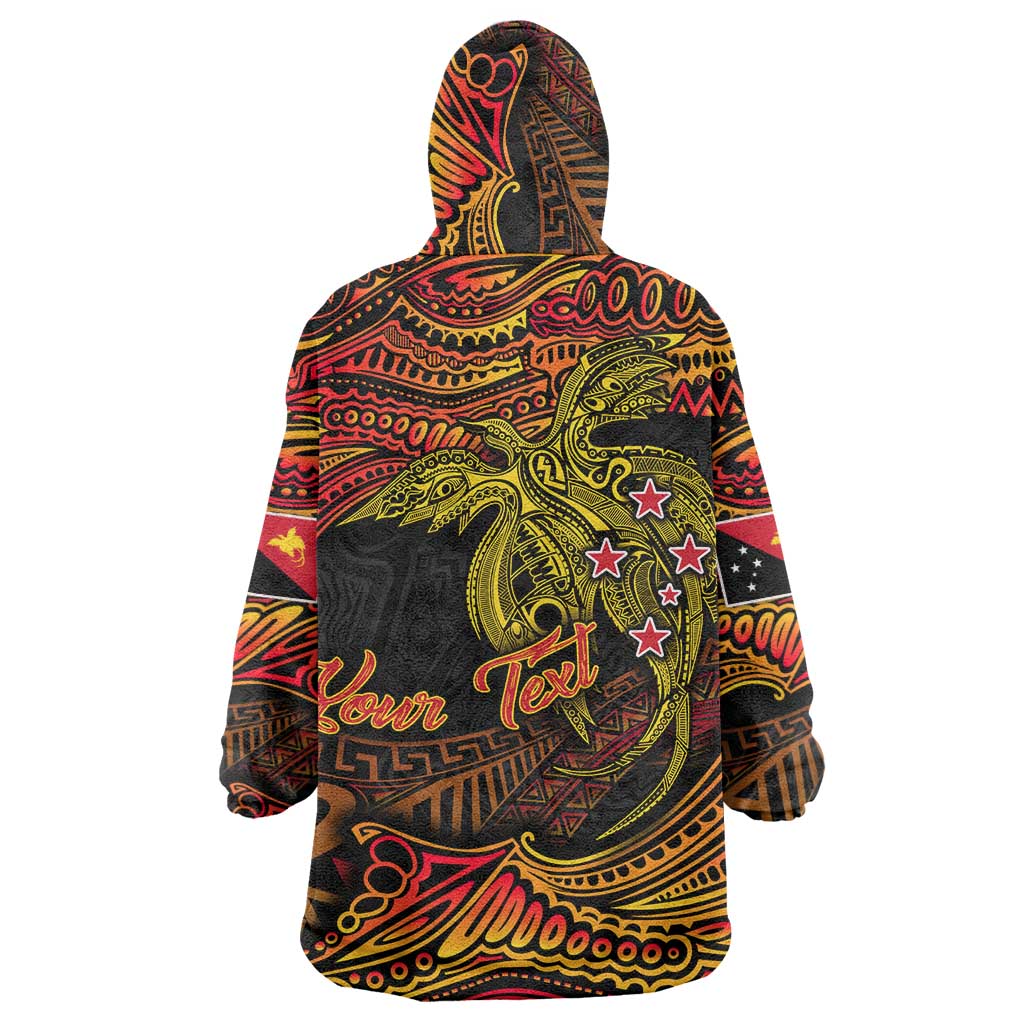 Papua New Guinea 50th Independence Day Wearable Blanket Hoodie Culture Spirit and Sovereignty