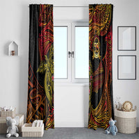 Papua New Guinea 50th Independence Day Window Curtain Culture Spirit and Sovereignty