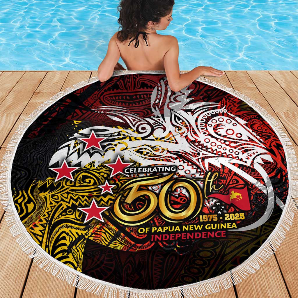 PNG 1975 - 2025 Beach Blanket Papua New Guinea 50th Independence Anniversary