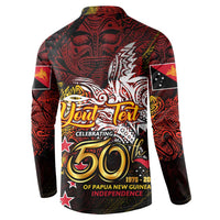 PNG 1975 - 2025 Button Sweatshirt Papua New Guinea 50th Independence Anniversary