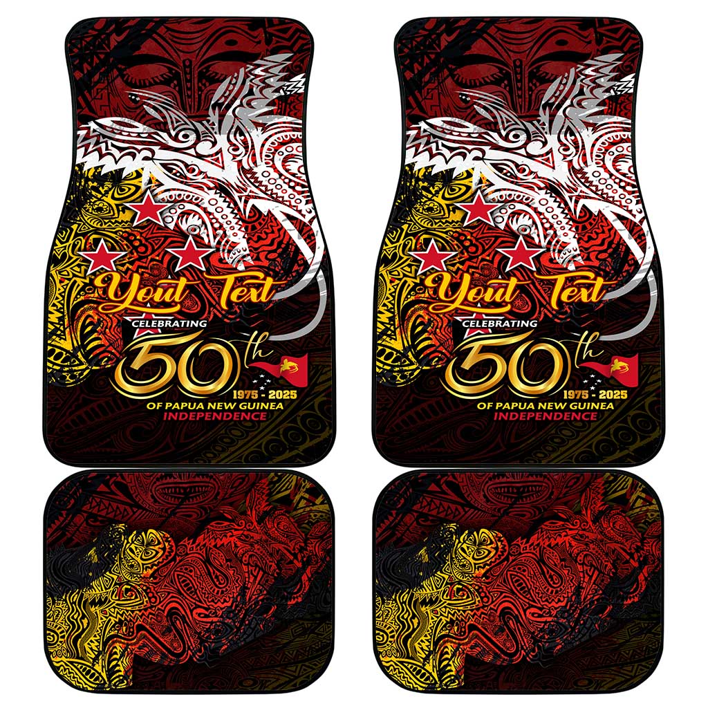 PNG 1975 - 2025 Car Mats Papua New Guinea 50th Independence Anniversary