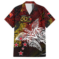 PNG 1975 - 2025 Hawaiian Shirt Papua New Guinea 50th Independence Anniversary