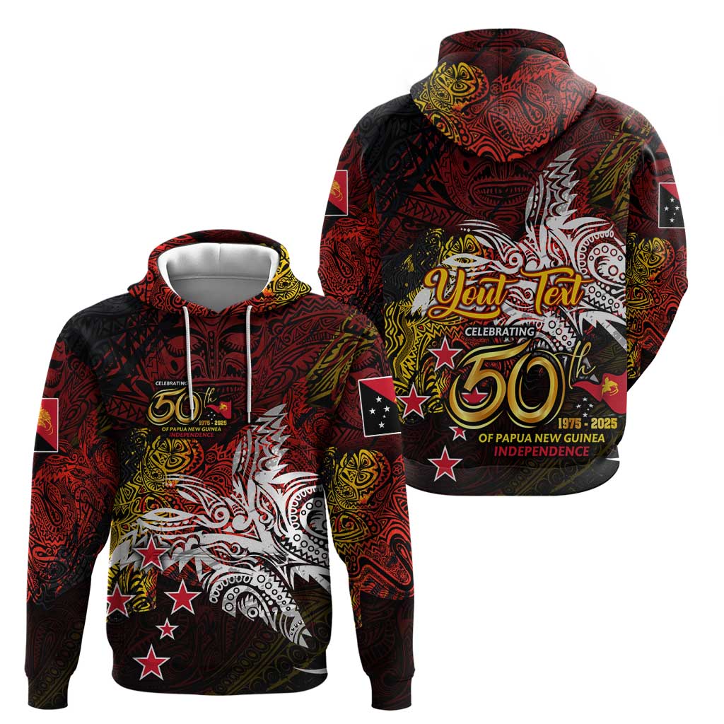 PNG 1975 - 2025 Hoodie Papua New Guinea 50th Independence Anniversary