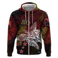 PNG 1975 - 2025 Hoodie Papua New Guinea 50th Independence Anniversary