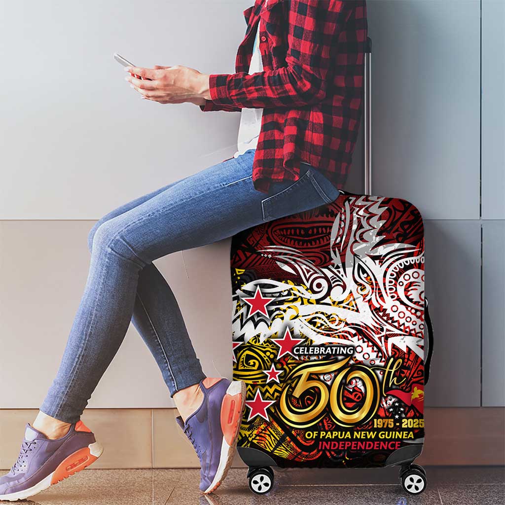 PNG 1975 - 2025 Luggage Cover Papua New Guinea 50th Independence Anniversary
