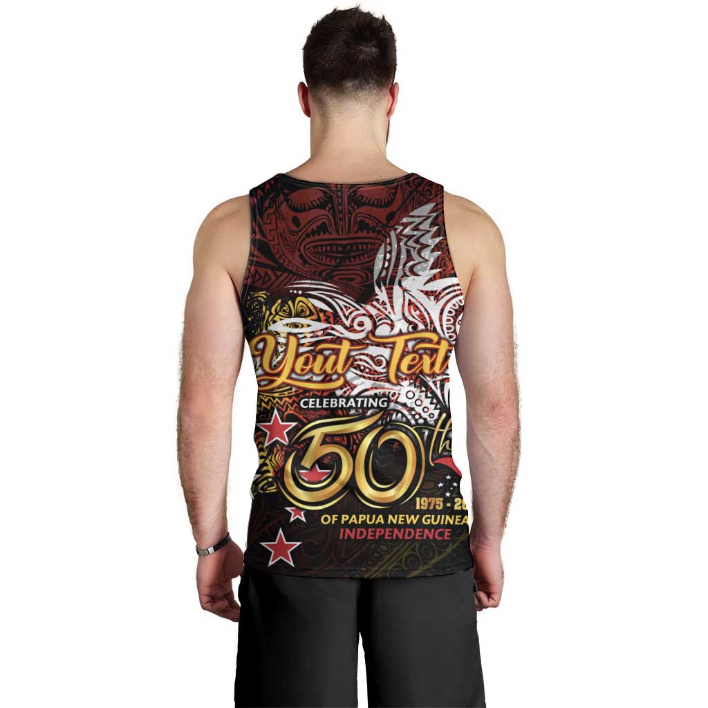 PNG 1975 - 2025 Men Tank Top Papua New Guinea 50th Independence Anniversary