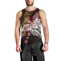 PNG 1975 - 2025 Men Tank Top Papua New Guinea 50th Independence Anniversary
