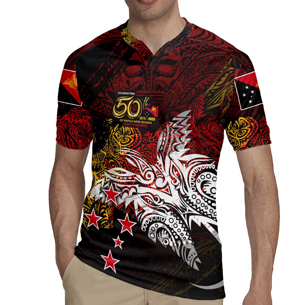 PNG 1975 - 2025 Rugby Jersey Papua New Guinea 50th Independence Anniversary