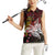 PNG 1975 - 2025 Women Sleeveless Polo Shirt Papua New Guinea 50th Independence Anniversary