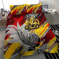 Papua New Guinea 50th Independence Day Bedding Set Celebrate Our History, Inspire Our Future