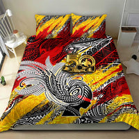 Papua New Guinea 50th Independence Day Bedding Set Celebrate Our History, Inspire Our Future